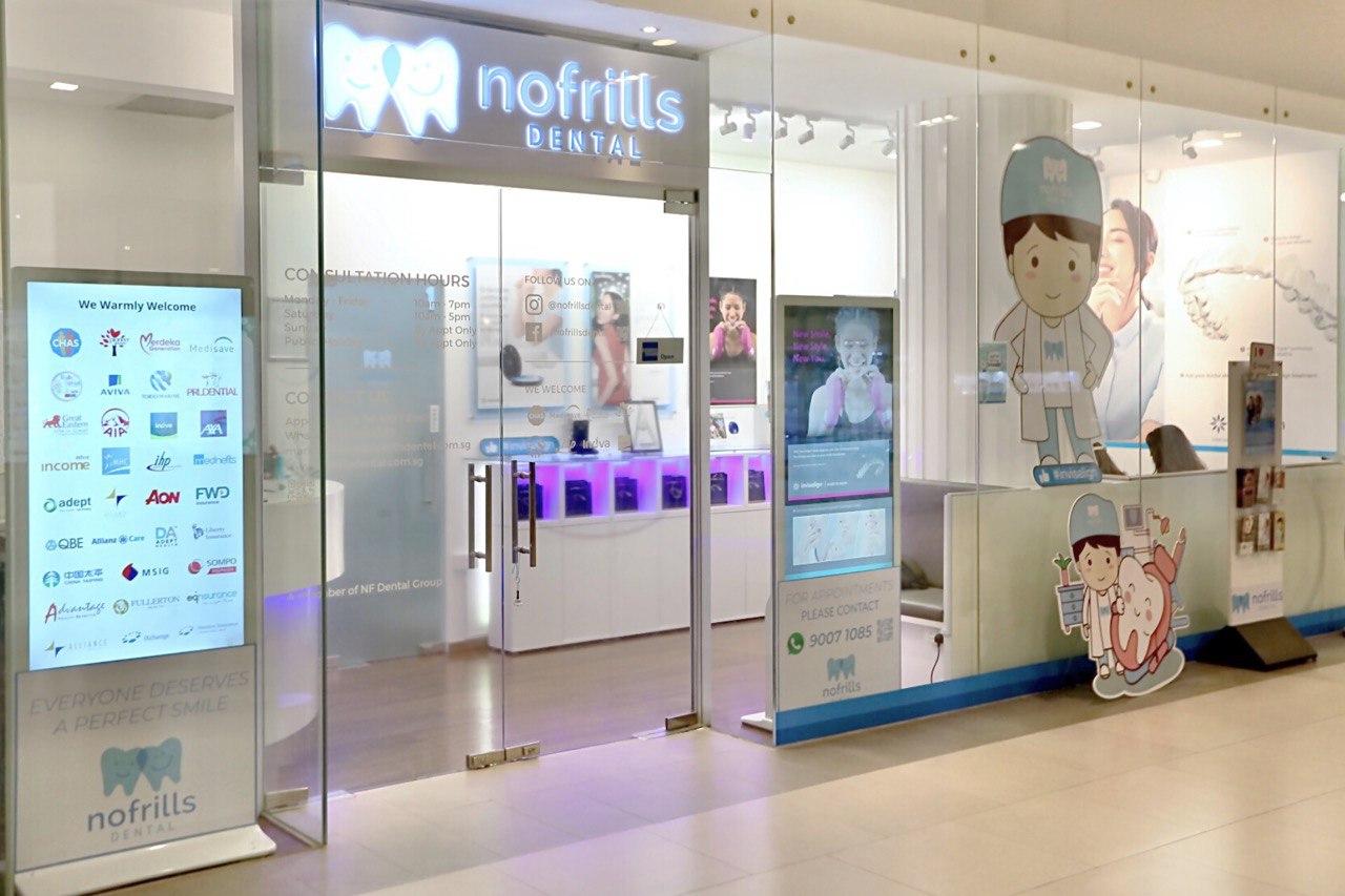 NoFrills Dental clinic at Marina Square