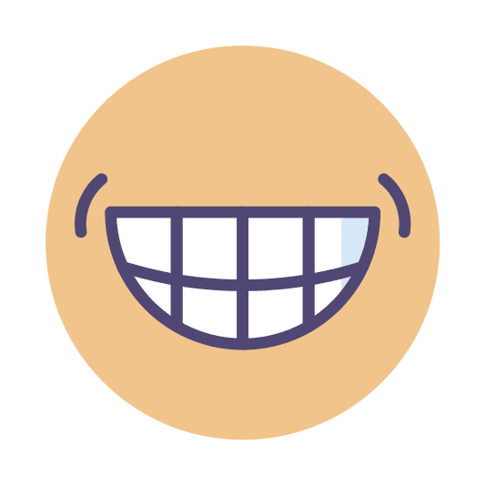 smiling icon