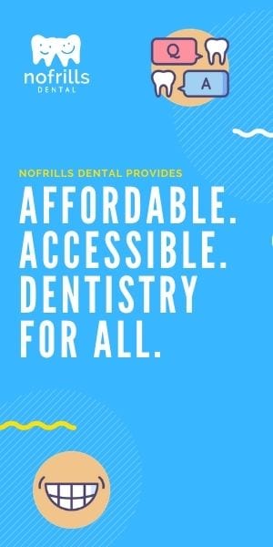 NoFrills Dental Banner 2
