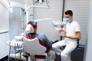 dental consultation on dental implants
